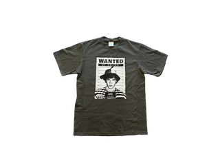 'Wanted' Heavyweight Tee - Gray