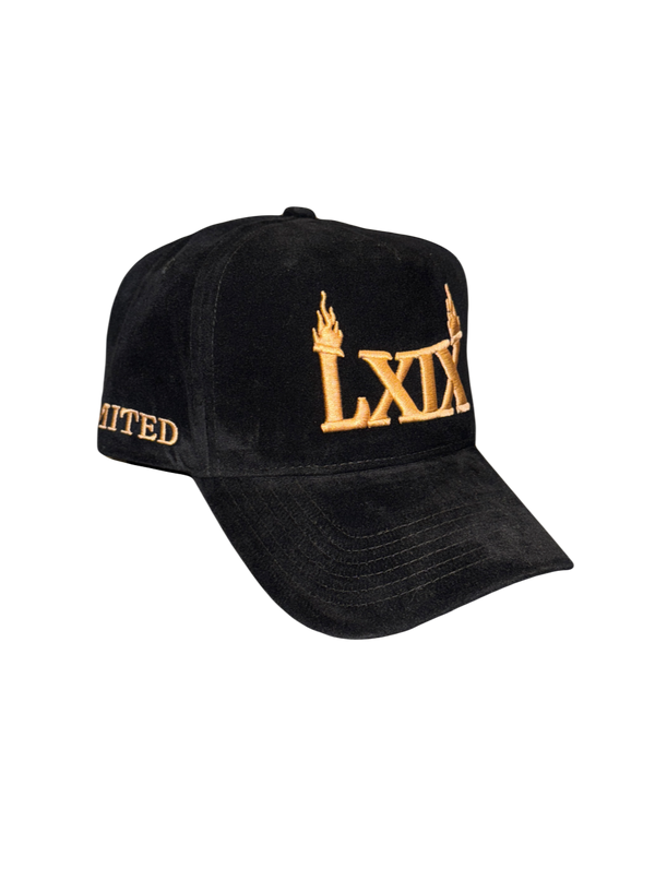 Black Suede Snapback
