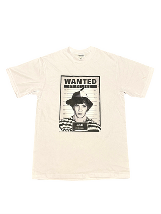 'Wanted' Heavyweight Tee - White