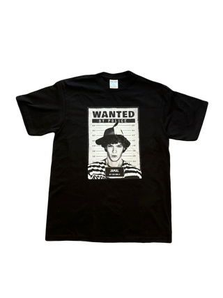 'Wanted' Heavyweight Tee - Black