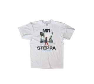 'Mr Steppa' Heavyweight Tee - White