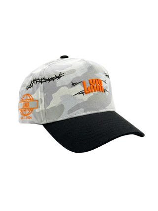 Camo & Orange Snapback